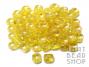 Acrylic Dimpled Cubes - Transparent Yellow Rainbow 13.5mm